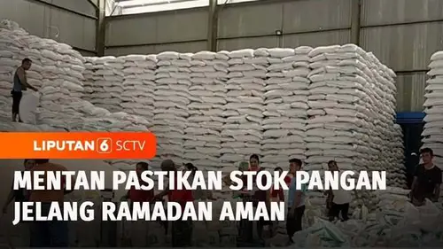 VIDEO: Mentan Andi Amran Pastikan Stok Beras hingga Daging Aman Jelang Ramadan