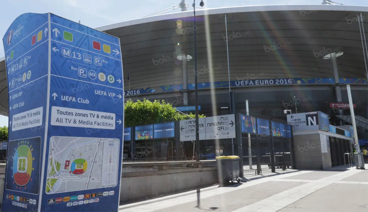 Stadion ini pernah menjadi saksi sejarah Prancis meraih gelar Piala Dunia 1998 usai menaklukan Brasil 3-0. (Bola.com/Vitalis Yogi Trisna)