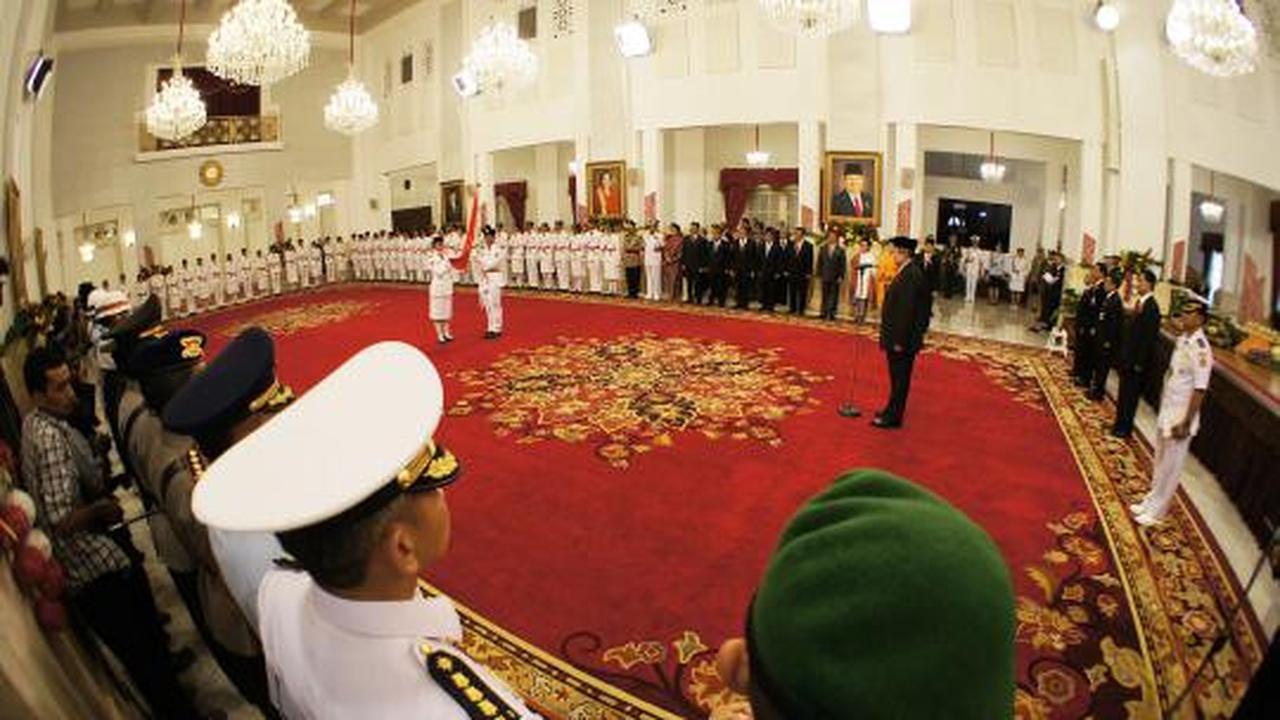 Presiden SBY kukuhkan pengibar bendera pusaka Merah Putih