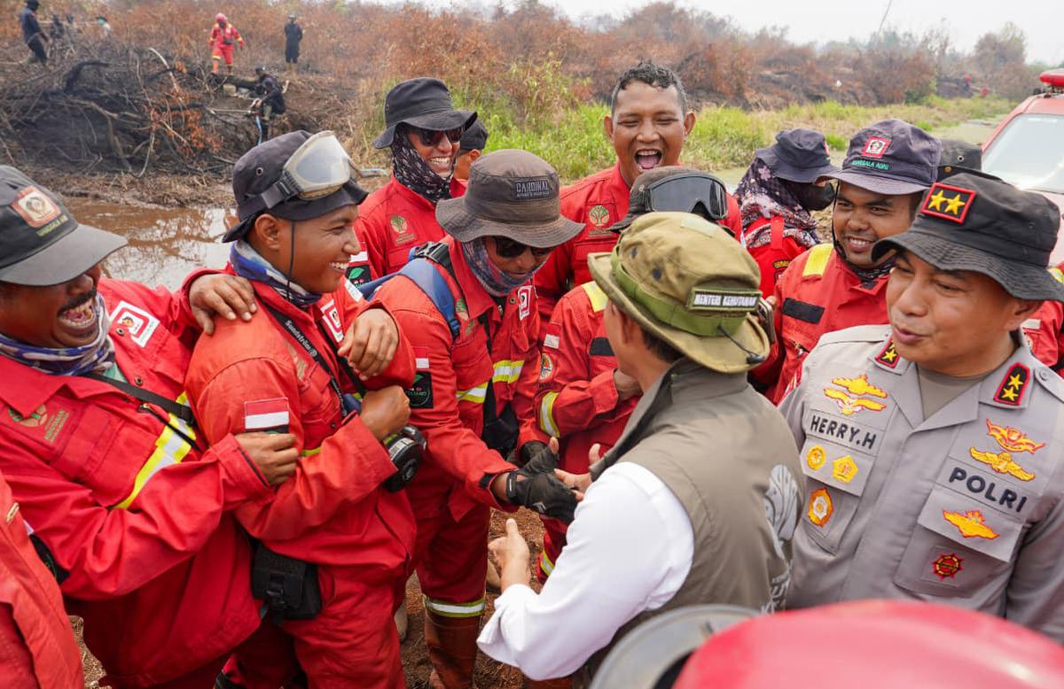 Riau Jadi Contoh Penanganan Karhutla Secara Kolaboratif