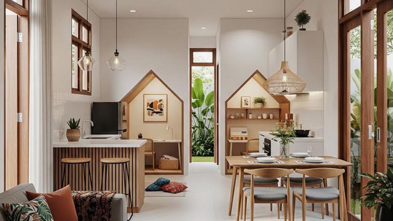 9 Desain Rumah Kecil tapi Tetap Cocok untuk Keluarga dengan Dua Anak, Hunian Nyaman