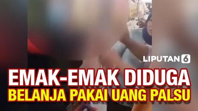 VIDEO: Ibu Muda Kepergok Belanja Pakai Uang Palsu