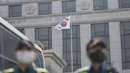 Mahkamah Konstitusi Korea Selatan akan membacakan putusan terkait pemakzulan Presiden Yoon Suk Yeol pada Jumat 4 April 2025 mendatang. (Pedro Pardo/AFP)