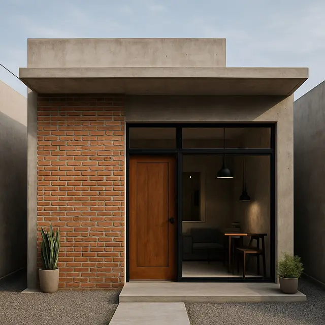 Rumah Sederhana Mewah Low Budget (Image by ChatGPT)