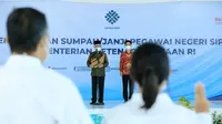 Lantik 37 CPNS, Sekjen Kemnaker Ingatkan Pentingnya Integritas dan Kompetensi
