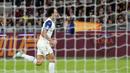 Gol Anderson menjadi satu-satunya gol pada laga tersebut. Tuan rumah AS Roma tak mampu menyamakan kedudukan hingga berakhirnya pertandingan. (AP/Gregorio Borgia)