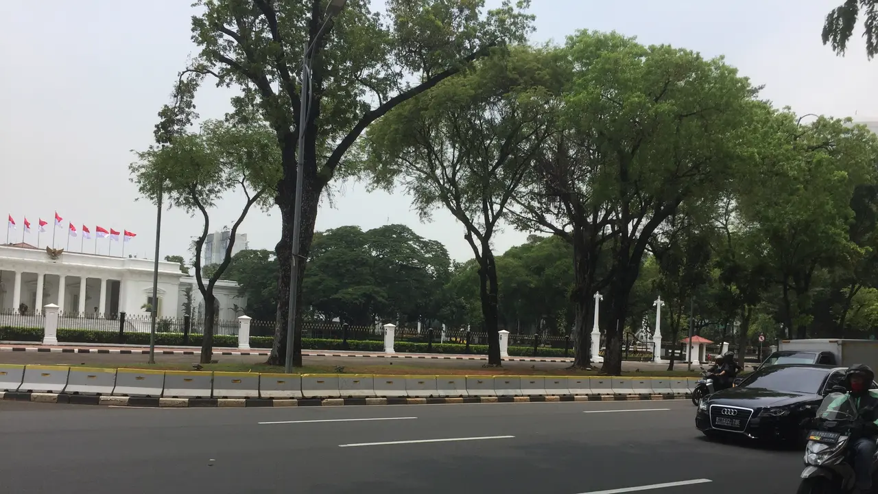 Pameran alusista dalam rangka HUT ke-76 TNI yang digelar di kawasan Istana Merdeka Jakarta berakhir, Rabu (6/10/2021).