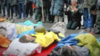 Sniper Tembak Mati 20 Demonstran Ukraina