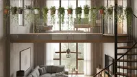 10 Desain Taman Mini Indoor di Rumah Mezzanine Anti Pengap, Tren Rumah Sehat 2026