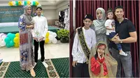 Zio anak Tommy Kurniawan dan King Faaz anak Fairuz A. Rafiq, dua anak artis yang dibekali ilmu agama sejak dini. (sumber: Instagram/tommykurniawann/fairuzarafiq)