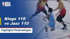 De'Aaron Fox mencetak double-double dengan 17 poin dan 13 assist, Willie Cauley Stein menambah 23 poin saat Kings turun ke Jazz, 119-110.
