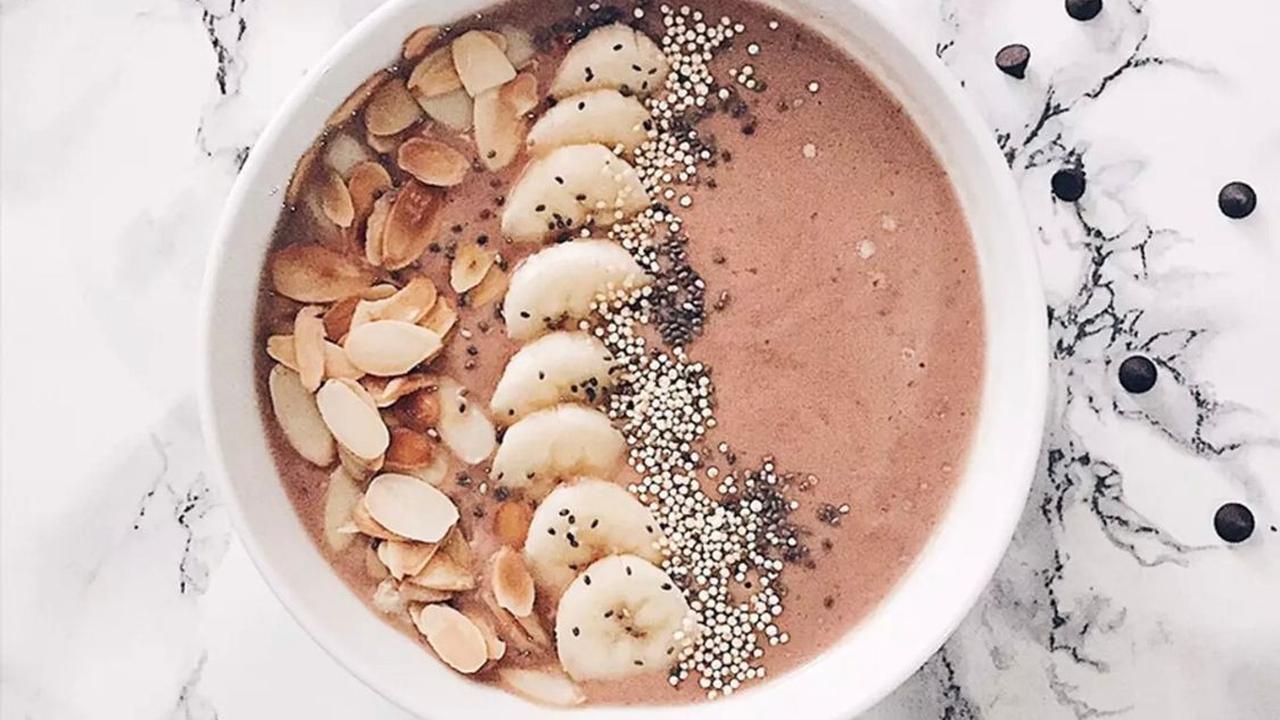 Banana Choco Milk Smoothies untuk radang amandel