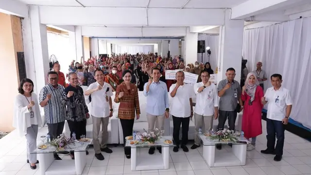 OJK menggelar kegiatan Edukasi Keuangan Bagi Pelaku UMKM dan Ibu Rumah Tangga di Rumah Susun Sederhana Sewa (Rusunawa) Marunda. (Dok OJK)