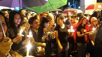 Aksi dukung Ahok juga digelar di Medan
