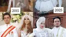 Keduanya mereplikasikan penampilan saat di hari pernikahan yang bertema kerajaan [@tasyiiathasyia]