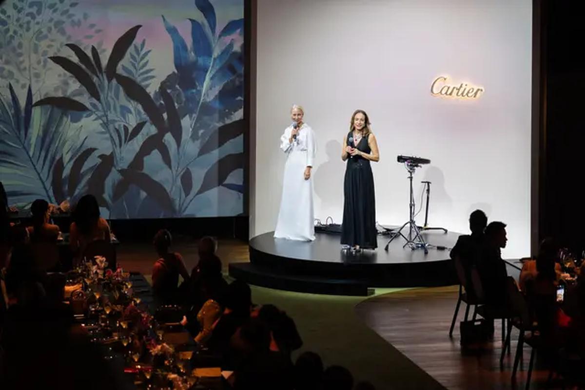 Lihat di sini tampilan Byeon Woo Seok dan Gemma Chan di Cartier Nature Sauvage Gala. [Dok/Cartier].