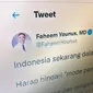 Faheem Younus MD, dokter asal AS yang mengunggah cuitan berbahasa Indonesia. Foto: Ade Nasihudin/ Liputan6.com.