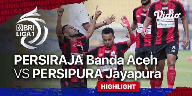 VIDEO: Sempat Tertinggal, Persipura Jayapura Raih Kemenangan Melawan Persiraja Banda Aceh di BRI Liga 1