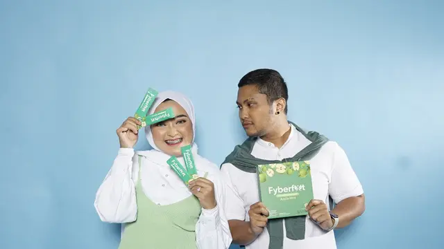 Indira Kalistha dan suaminya Gustav Ode