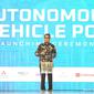 Menteri Perhubungan Budi Karya Sumadi resmikan uji coba kendaraan listrik otonom pertama di Indonesia, di Qbig BSD, Kabupaten Tangerang, Jumat (20/5/2022). (Dok&nbsp;Kemenhub)
