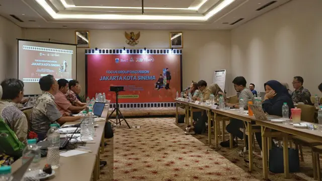 Focus Group Discussion (FGD) bertajuk 'Jakarta Kota Sinema'.