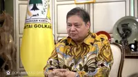 Airlangga Hartarto menyampaikan Pidato Resmi Pengunduran Diri sebagai Ketua Umum Partai Golkar. (Istimewa)