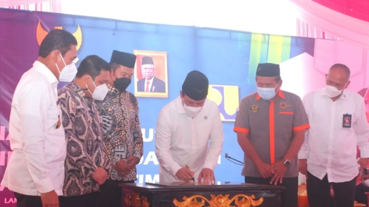 BNPT bekerja sama dengan Kementerian PUPR membangun rumah susun (Rusun) di Desa Tenggulun, Kecamatan Solokuro, Lamongan. (lamongan.go.id)