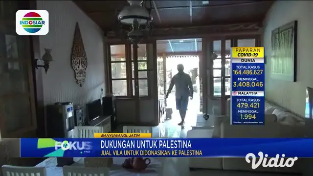 Penjualan rumah di Banyuwangi ini menjadi perhatian. Sebab, rumah berkonsep vila itu dijual untuk membantu Muslim di Palestina. Foto penjualan rumah itu beredar di media sosial, (15/5).