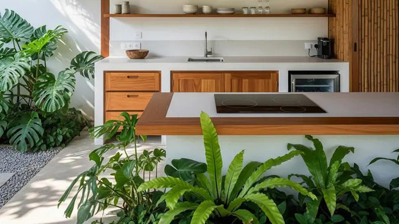 7 Model Dapur Tropis Minimalis untuk Rumah Kampung yang Adem dan Cantik