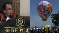 Hakim PN Denpasar tolak gugatan praperadilan Margriet Megawe, hingga puluhan balon kertas raksasa dilepas di festival rakyat di Meksiko.