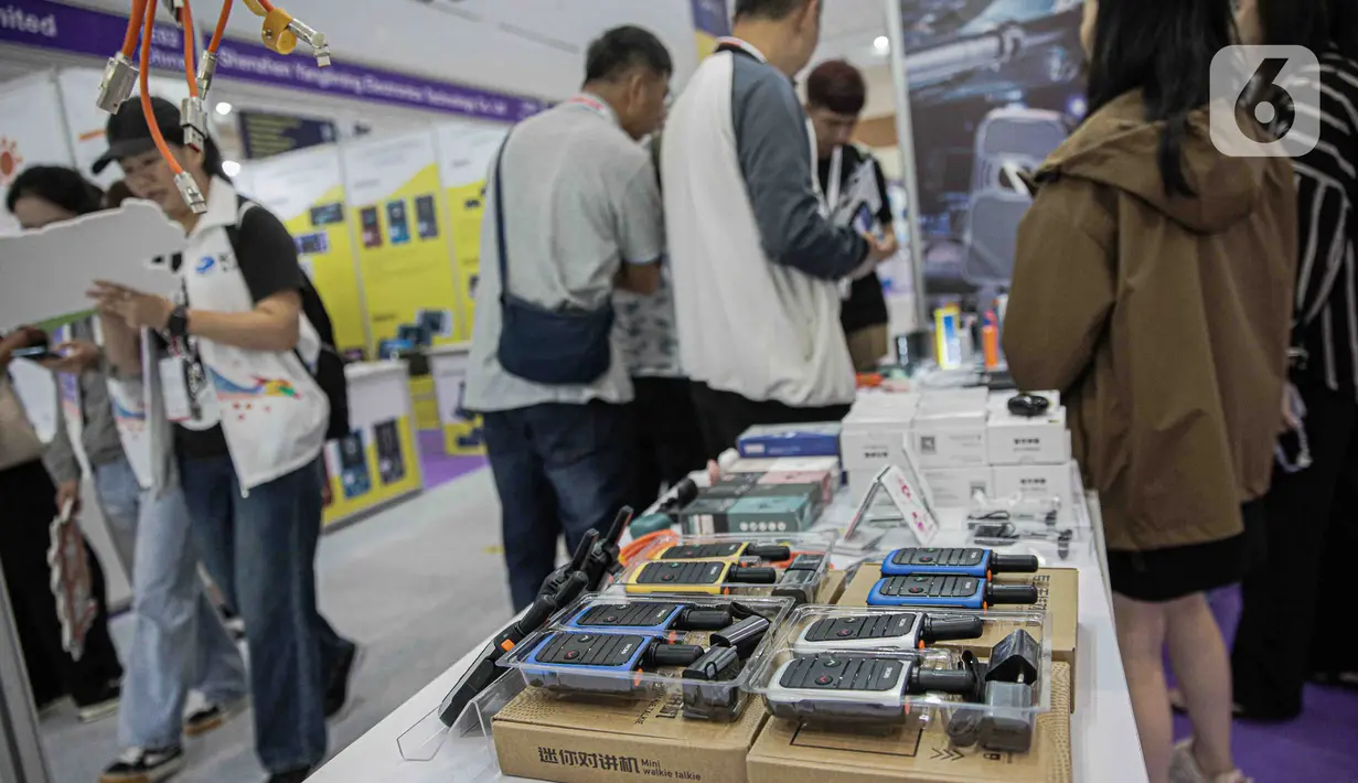 GSEI 2023 juga menawarkan fitur Business Matching, memungkinkan pengunjung dengan mudah menemukan dan berdiskusi langsung dengan pemasok yang diinginkan. (Liputan6.com/Faizal Fanani)