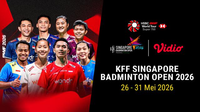 Siaran Langsung BWF KFF Singapore Badminton Open 2026