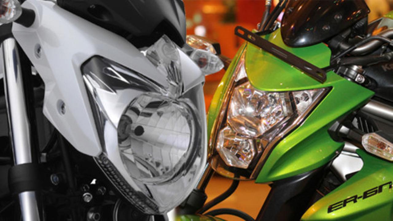 Yamaha XJ6 2013 dan Kawasaki ER-6n