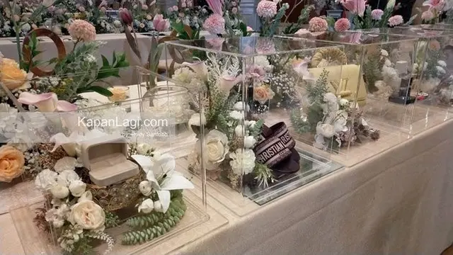 7 Potret Seserahan Mewah Akad Nikah Lesty Kejora dan Rizky Billar