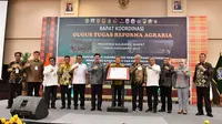 Menteri ATR/BPN, Hadi Tjahyanto Hadiri pertemuan Gugus Tugas Reforma Agraria (GTRA) 2022 di Sulawesi Barat (Foto: Liputan6.com/Humas Pemprov Sulbar)