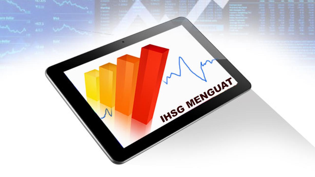 Ilustrasi IHSG Menguat