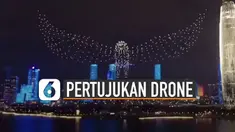 Biasanya atraksi pertunjukan kembang api dilakukan dengan kembang api. Tetapi berbeda dengan pertunjukan kembang api ini karena dilakukan oleh ribuan drone.