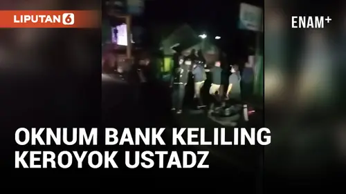 VIDEO: Ustadz Dikeroyok, Warga Sweeping Oknum Bank Keliling
