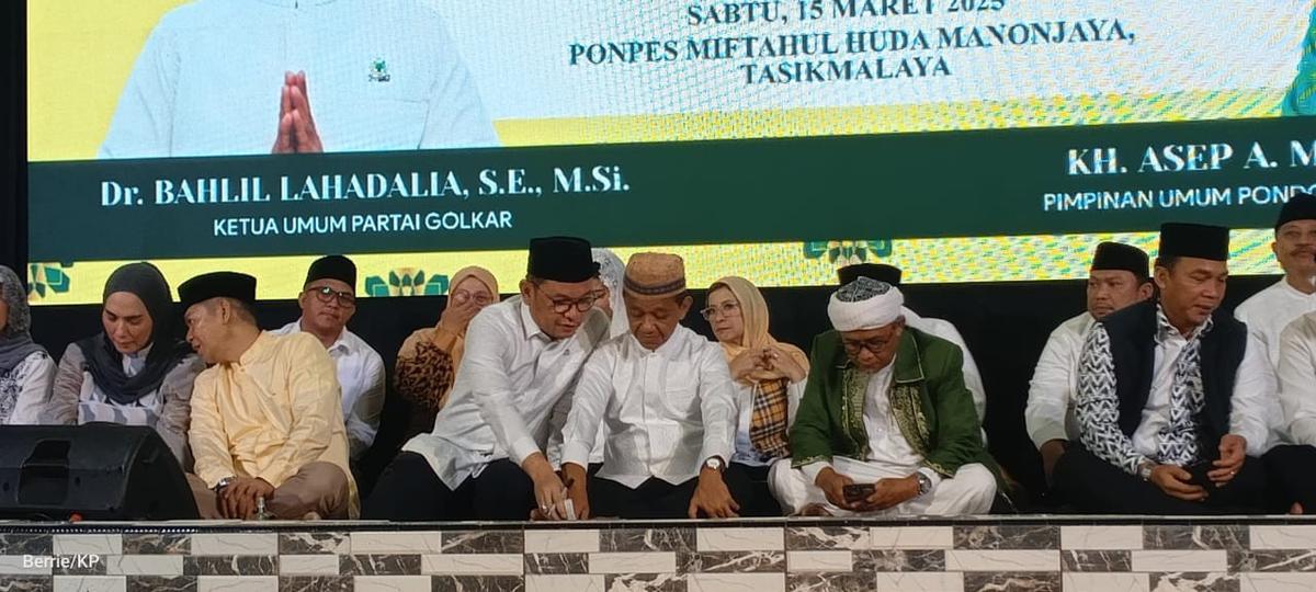 Bahlil Safari Ramadan ke Ponpes di Tasikmalaya