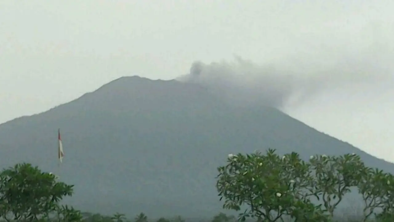 Gunung Agung Erupsi