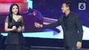 Penampilan penjaga gawang Timnas Indonesia, Muhammad Ridho Djazule saat gelaran Indonesian Soccer Award 2019 di Studio 6 Indosiar, Jakarta, Jumat (10/1/2020). 16 penghargaan diberikan pada acara ini. (Liputan6.com/Helmi Fithriansyah)