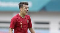 Egy Maulana Vikri - Pemain FK Senica ini akan menjadi senjata baru Shin Tae-yong untuk berlaga melawan Singapura. Dengan kecepatan yang dimilikinya Egy bisa membuka peluang untuk Timnas Indonesia mencetak gol di laga nanti. (Bola.com/M Iqbal Ichsan)