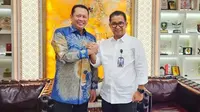 Pj Gubernur Kaltim Temui Ketua MPR Cari Solusi Kelangkaan BBM di Daerahnya/Istimewa.