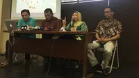 Koalisi Anti Persekusi dalam konferensi persnya di LBH Jakarta. (Liputan6.com/Muhammad Radityo Priyasmoro)