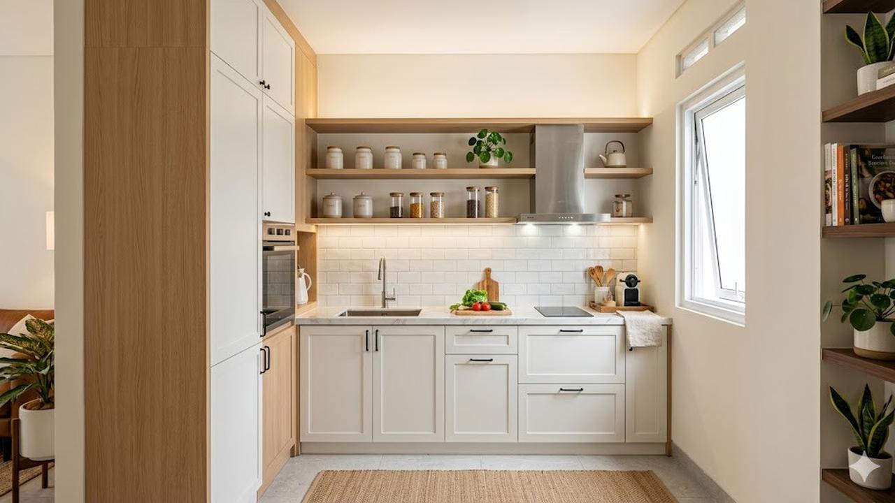 Inspirasi Dapur Kecil Anti Pengap untuk Rumah yang Minim Ventilasi