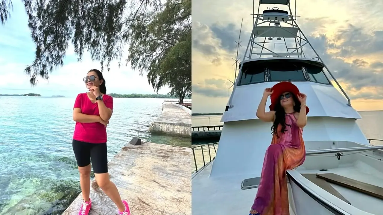 Mayangsari Liburan di Pulau Pribadi