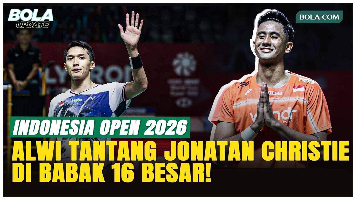 Alwi Farhan Tantang Jonatan Christie di Babak 16 Besar Indonesia Open 2026