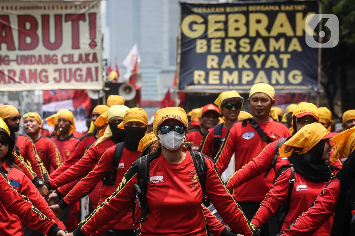 Aksi Unjuk Rasa Buruh