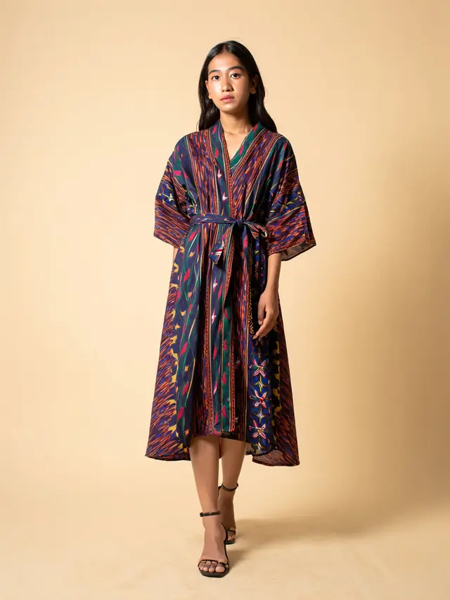 Model Baju Batik Kimono Terbaru