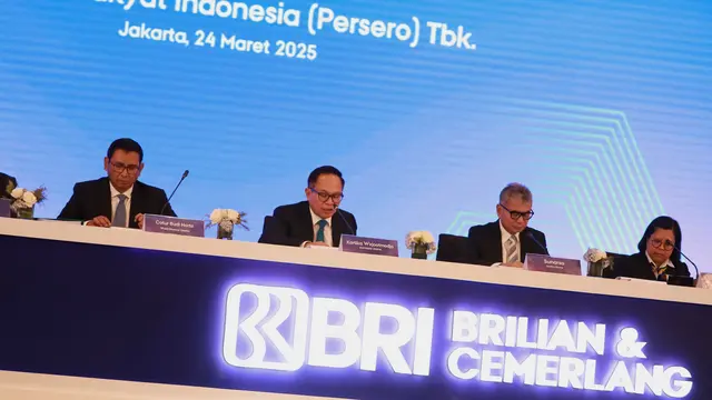 Rapat Umum Pemegang Saham Tahunan (RUPST) PT Bank Rakyat Indonesia (Persero) Tbk atau BRI pada Senin, 24 Maret 2025, di Jakarta.  (Dok BRI)